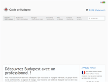 Tablet Screenshot of guide-de-budapest.com